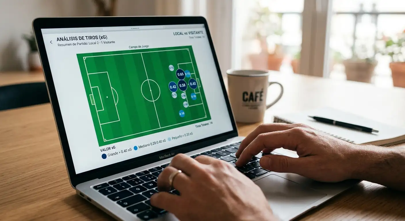 Métrica de goles esperados xG aplicada al análisis de forma