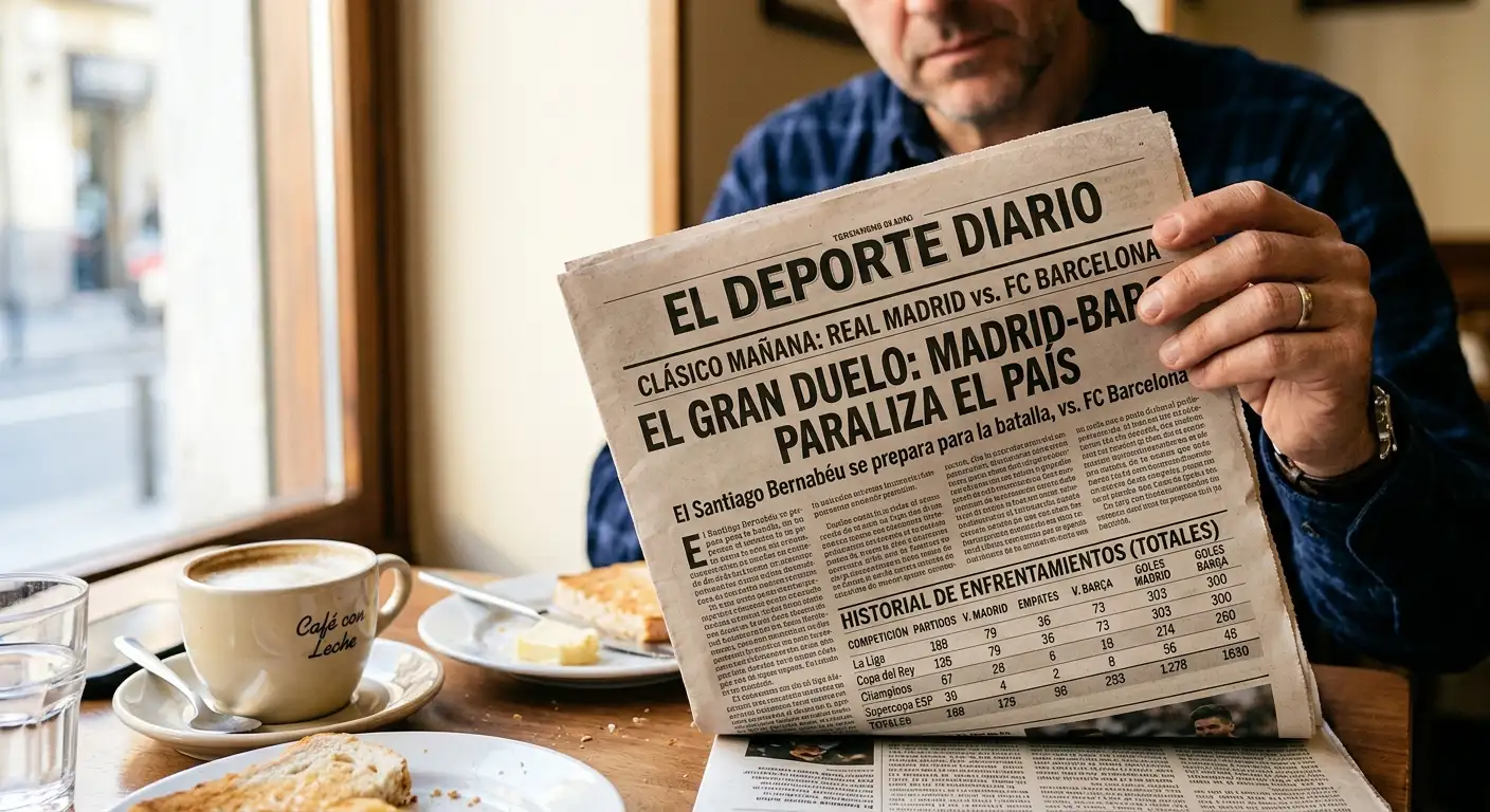 Narrativa mediática sobre historial de enfrentamientos directos en fútbol