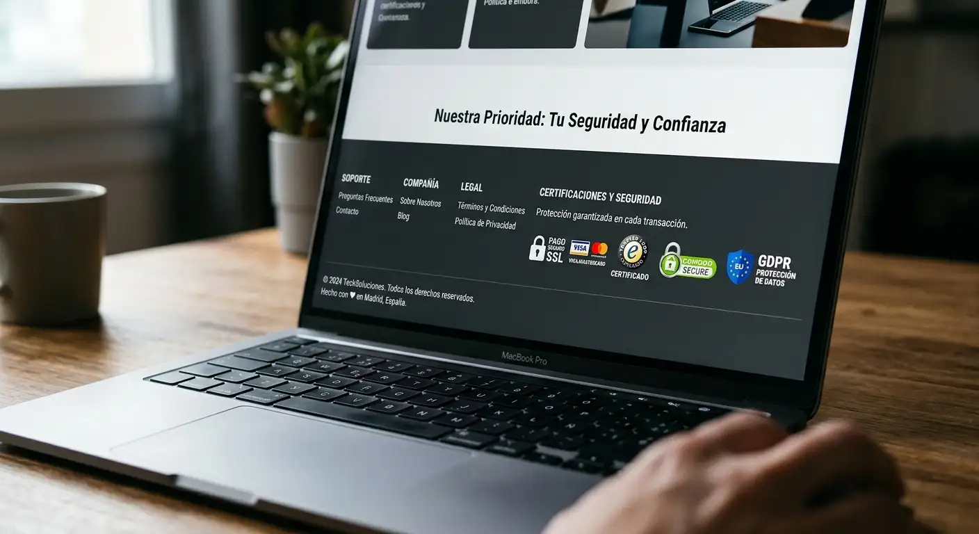 Sello de Juego Seguro en la web de un operador con licencia