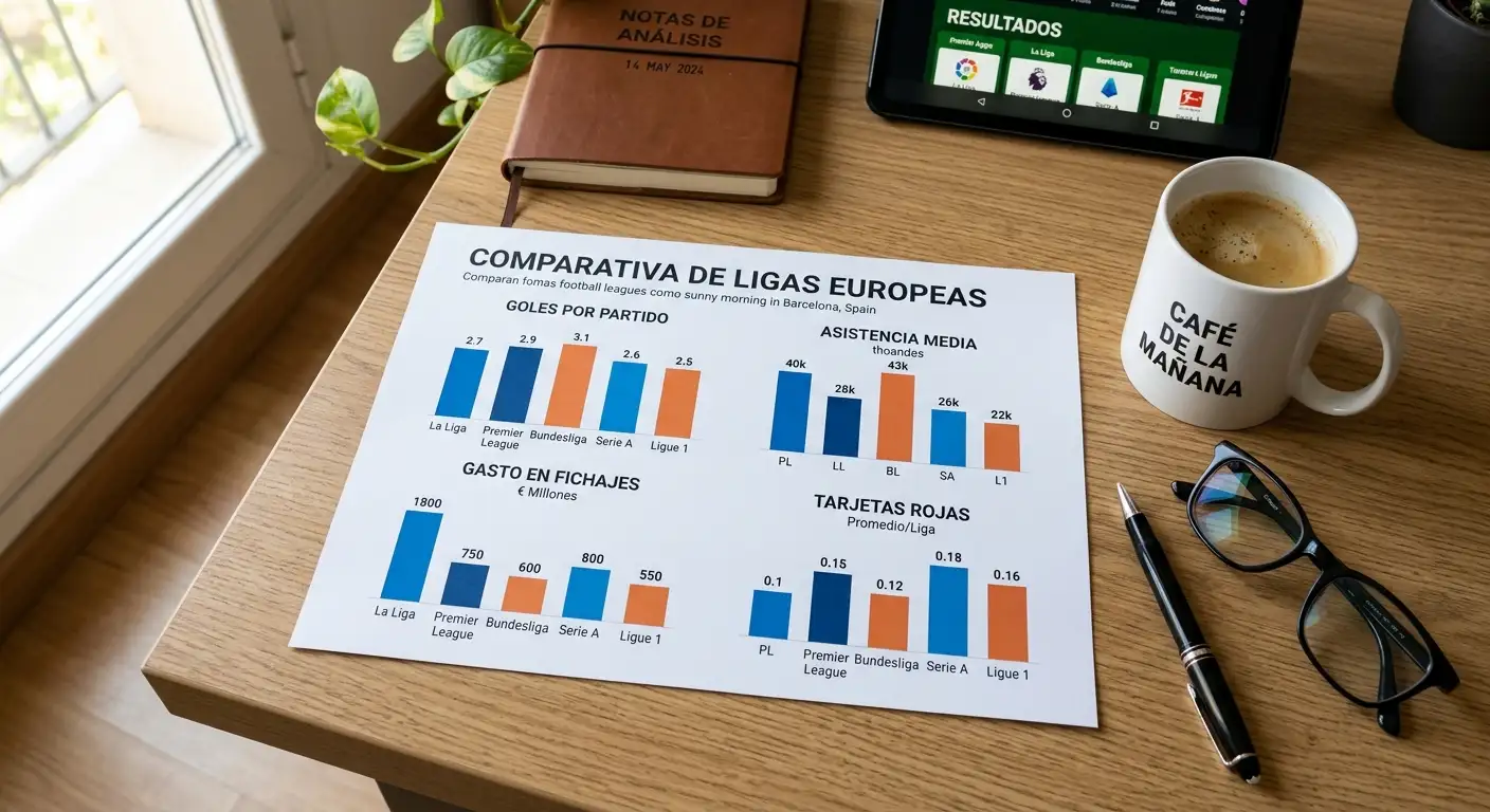 Porcentaje de victorias locales en LaLiga y grandes ligas europeas