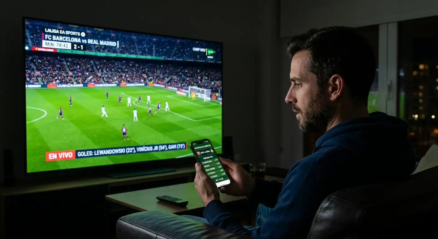 Estrategias de apuestas en directo en fútbol para partidos en vivo de LaLiga