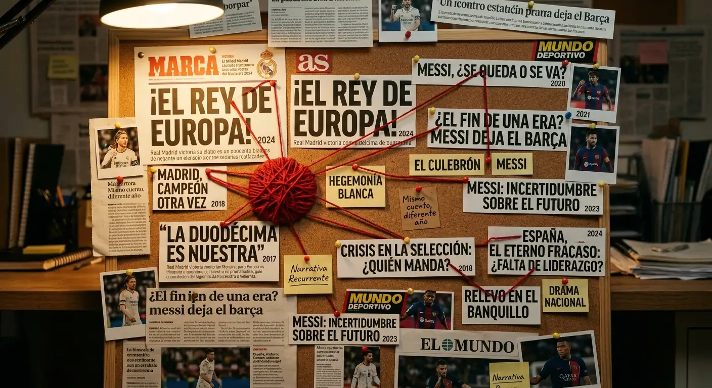 Sesgo narrativo de medios deportivos sobre rivalidades históricas