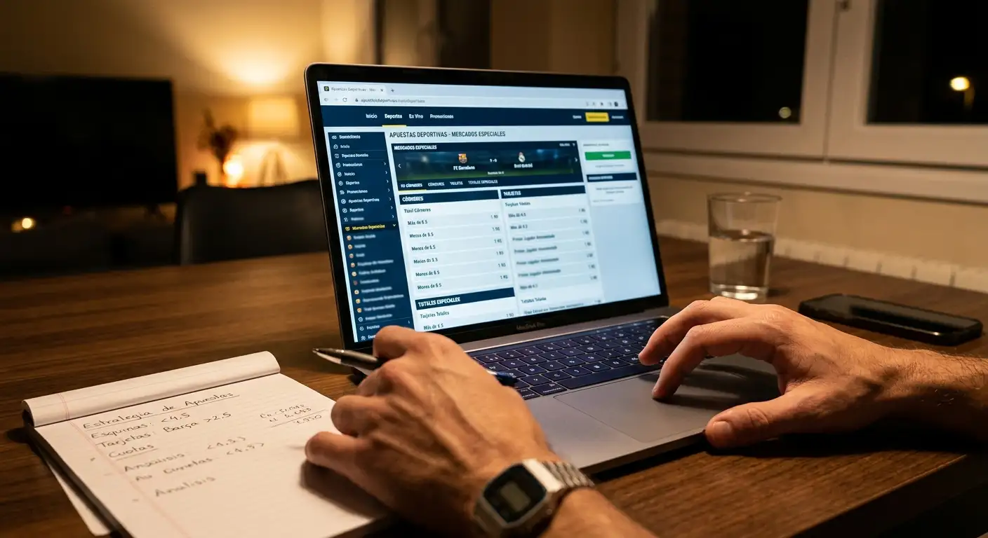 Mercados nicho de apuestas con márgenes altos en córners y tarjetas