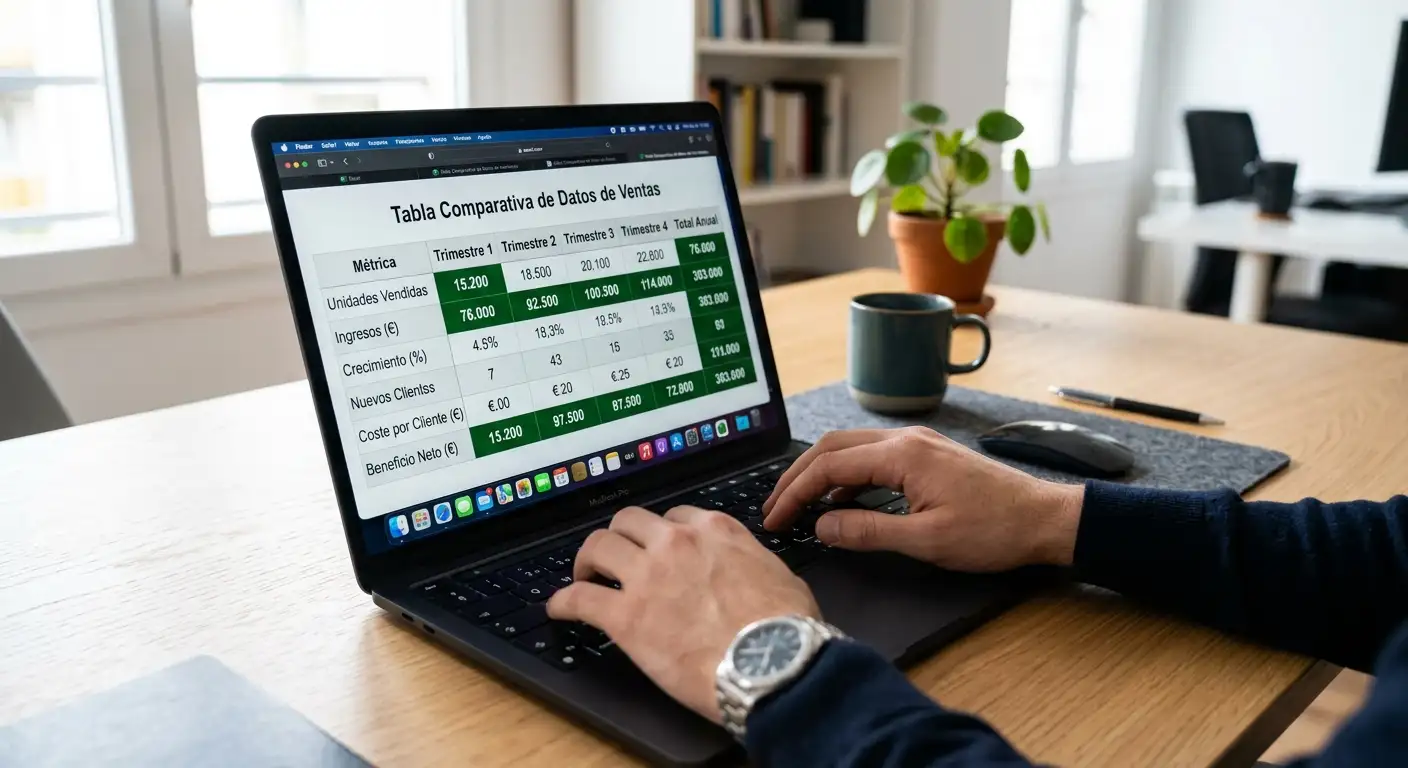 Herramienta comparadora de cuotas con precios de distintos operadores