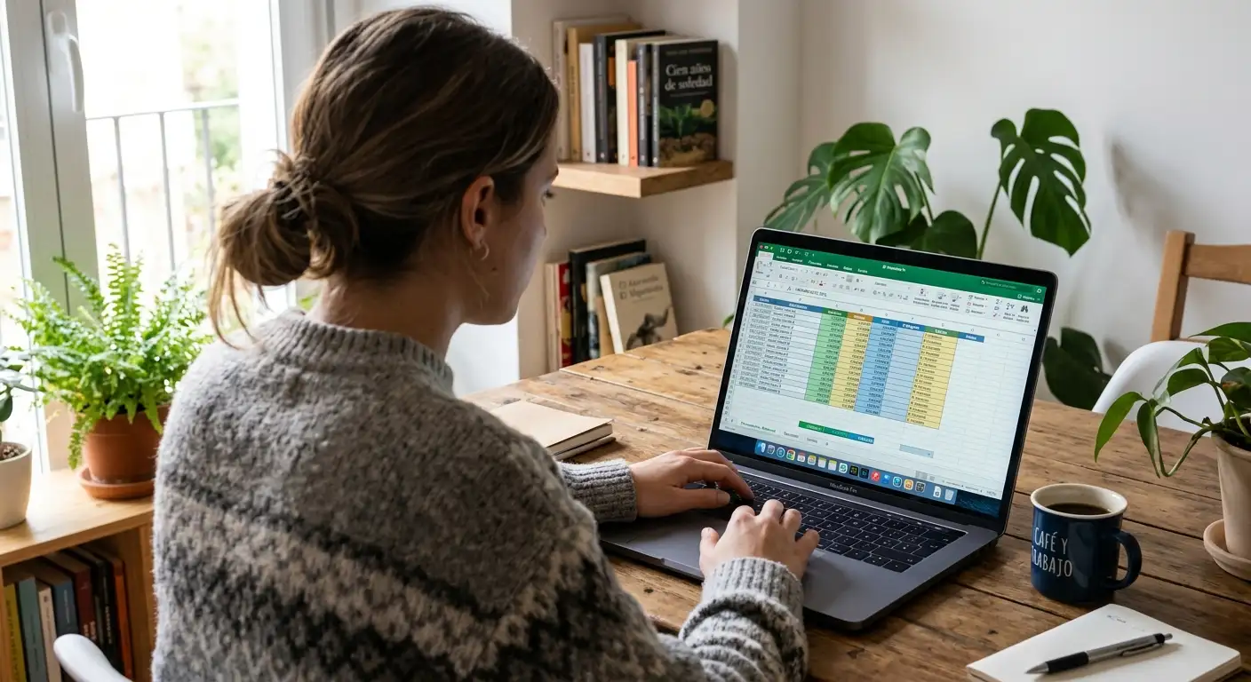 Formula de Poisson configurada en hoja de calculo para pronosticos