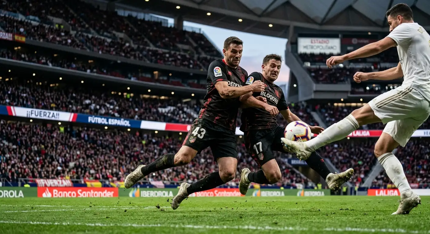 Partido defensivo de fútbol con pocos goles para apuesta under